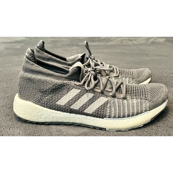 adidas FU7345 Womens Pulseboost Hd Running Sneakers Shoes  Adidas Pulseboost Womens Runnning Shoes Size 10 FU7345 Gray Lightly Worn